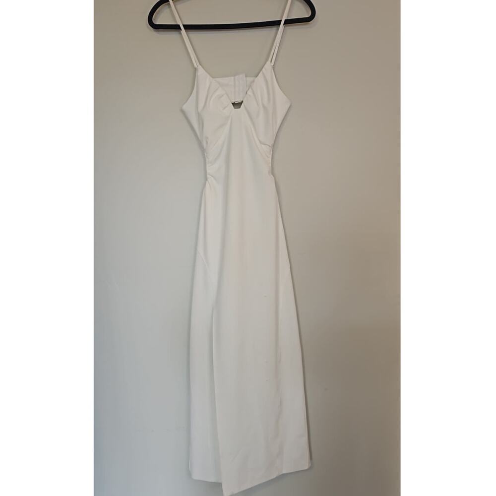 Cinq à Sept Adria Cutout Stretch-Crepe Midi Dress – Size 2 - Picture 2 of 7